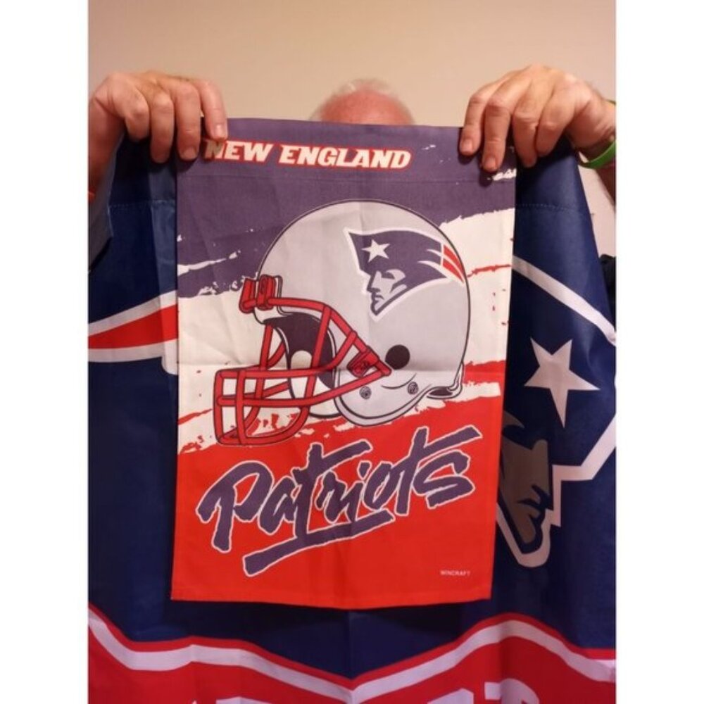 New England Patriots Flag garden